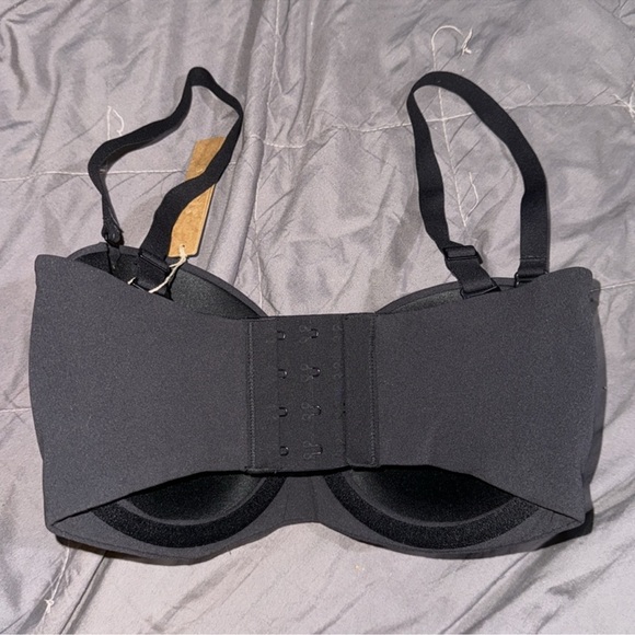 SKIMS FITS EVERYBODY STRAPLESS BRA 'ONYX' - Picture 3 of 9
